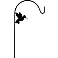 American Gardenworks Tall Floral Basket Shepherd Hook, 65 IN, TFBHHB