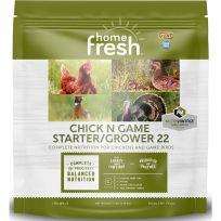 KENT® / BLUE SEAL® Home Fresh® Multi-Flock Chick N Game Starter/Grower 22 Crumble, 8249, 7 LB Bag