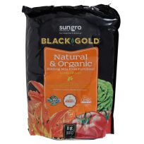 Sun Gro® BLACK GOLD® Natural & Organic Potting Mix Plus Fertilizer, 1402040 8 QT P, 8 Quart