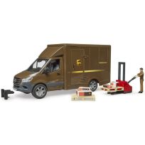 Bruder Toys MB Sprinter UPS with Driver and Accessories, 02678
