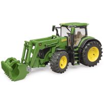 Bruder Toys John Deere Tractor 7R 350 with Frontloader, 09826