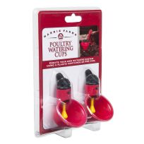 Harris Farms Poultry Watering Cups, 2-Pack, 1000304