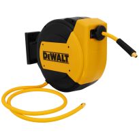 DEWALT Enclosed Air Hose Reel 3/8" x 50' Hybrid Hose, DXCM024-0434
