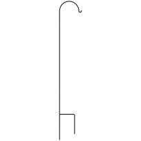Garden Craft Shepherd Hook RB Single, 656441, Black, 64 IN
