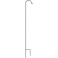 Garden Craft Shepherd Hook RB Single, 658429, Black, 84 IN