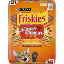 PURINA® Friskies® Dry Cat Food, Tender & Crunchy Combo, 198-088-15, 16 LB Bag