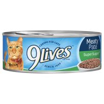 9Lives® Wet Cat Food, Meaty Pate Super Supper, 411-570-15, 5.5 OZ Can