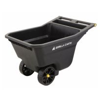 Gorilla Carts Poly Yard Cart, 5 CU FT, GCY-5