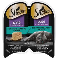 Sheba® PERFECT PORTIONS™ Primium Pate Cat Food, Seafood, 474-354-15, 1.3 OZ Pouch