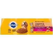 Pedigree® Chopped Groud Dinner Wet Dog Food, Filet Mignon & Beef, 12-Pack, 474-032-15, 13.2 OZ Can