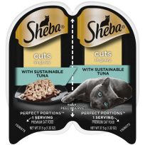 Sheba® PERFECT PORTIONS™ Primium Cuts Cat Food, Tuna, 474-502-15, 1.3 OZ Pouch