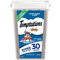 Temptations™ Cat Treats, Salmon, 474-605-15, 30 OZ Tub