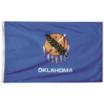 Annin® Oklahoma State Flag, 144360L, 3 FT x 5 FT