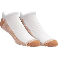 Railroad Sock Men's Copper Infused No Show Socks, 2-Pack