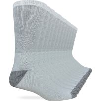 Carolina Ultimate Crew Sock, 12-Pack, 9093, White, Large