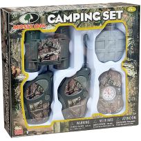 Mossy Oak Combo Set - Walkie Talkies, Binoculars, Compass, & Water Bottle, 12094
