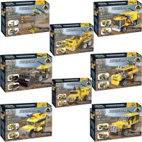 Brick Blocks Construction Vehicles, Assortment, 13002