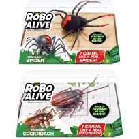 ZURU RoBo Alive Spider and Cockroach S2 Robotic Pets, Assorted, 7154