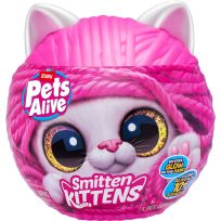 ZURU Pets Alive Smitten Kittens Surprise Soft Toy with Real Sounds, 9541