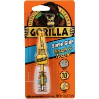 GORILLA® Super Glue Brush & Nozzle, 7500102, 10 g