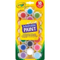 Crayola® Washable Kids' Paint Set, 18-Count, 54-0125