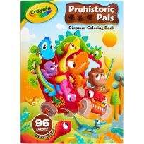 Crayola® 96 Page Coloring Book, Prehistoric Pals, 04-0718