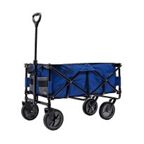 BLACK+DECKER® Collapsible Storage Cart, Folding Utility Wagon, BDSTCTBL02, Blue
