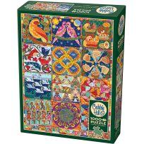Cobble Hill Twelve Days of Christmas Quilt, 1,000 Piece Puzzle, 40049