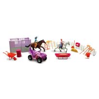 New Ray Valley Ranch Horse Play Set, SS-37105B