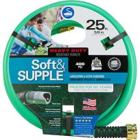 SWAN® Soft&SUPPLE Garden Hose, CSNSS58025, 5/8 IN x 25 FT