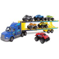 Nkok Supreme Machines Friction Car Transporter with 6 vehicles, 41101