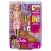 Barbie® Newborn Pets Playset with Pregnant Mom Dog, HCK75