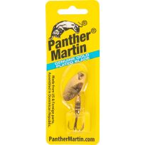 Panther Martin Deluxe Regular In-Line Spinner, 6PMD-G, Gold, 1/4 OZ