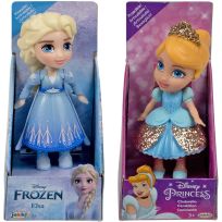 Jakks Disney Princess & Frozen Poseable Mini Dolls, Assorted, (Styles May Vary), 217584PQ