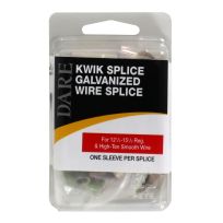 Dare Kwik Splice Galvanized Wire Splice, 50-Pack, 3073