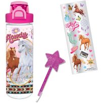 Hot Focus Wild and Free Pop-Open Water Bottle Writing Fun (23.66 FL Oz/700 mL), 412WF