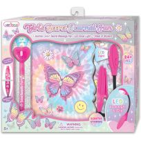 Hot Focus Tie Dye Butterfly Girl's Secret Journal Fun, 206TB