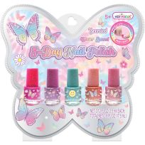 Hot Focus Tie Dye Butterfly 5 Day Nail Polish, 022TB