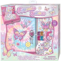 Hot Focus Tie Dye Butterfly Keepsake Lockbox, 218TB