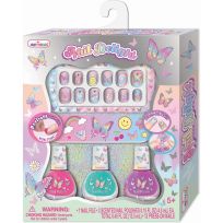Hot Focus Tie Dye Butterfly Nail Delight, 023NTB