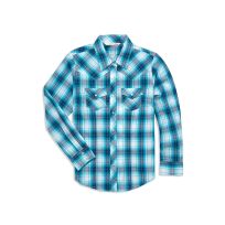 Cumberland For Her Women's Classic Long Sleeve Plaid Western Shirt