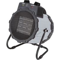 Perfect Aire Ceramic Utility Heater, 1PHCU9, Black, 9 IN