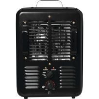 Perfect Aire Milkhouse Heater, 2 prong, 1PHW152P, Black, 15 IN