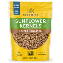 GOOD SENSE® Roasted/Salted Sunflower Kernels, 86876, 8 OZ