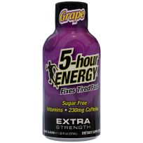 5-Hour Energy Extra Strength Shot, Grape, 541751, 1.93 OZ