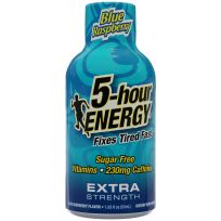 5-Hour Energy Extra Strength Shot, Blue Raspberry, 768123, 1.93 OZ