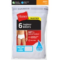 Hanes Men's Moisture-Wicking Briefs, 6-Pack