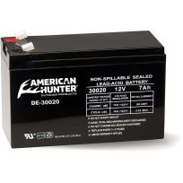 AMERICAN HUNTER® 12V 7AH F-Tab Non-Spill Sealed Battery, DE-30020