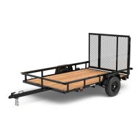 Carry-On Wood Floor Trailer with Gate, 5X8GW2K, 5 FT x 8 FT
