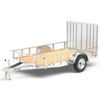 Carry-On Aluminum Trailer with Gate, 6X12AGW, 6 FT x 12 FT